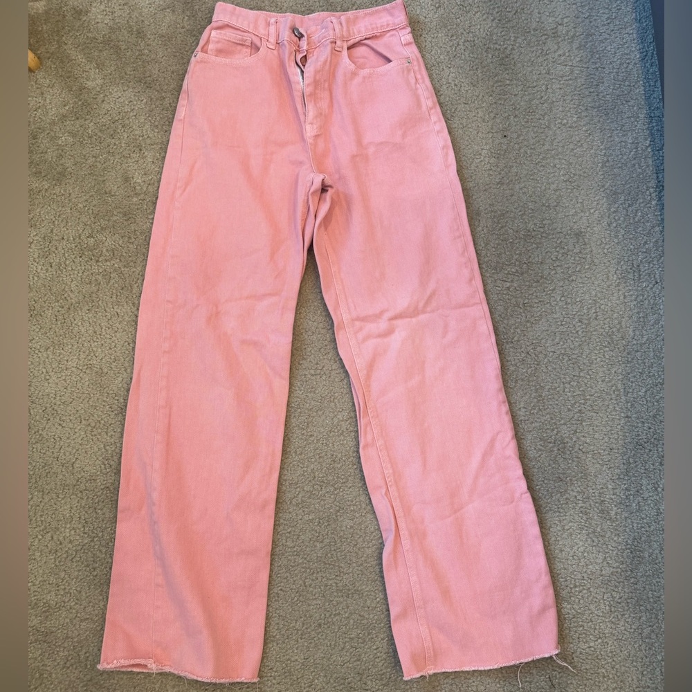 SHEIN wideleg jeans
